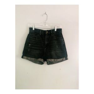 Urban Outfitters BDG high waisted black mom shorts